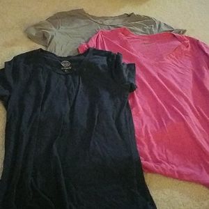 Lot of 3 ladies fitted large size tees
